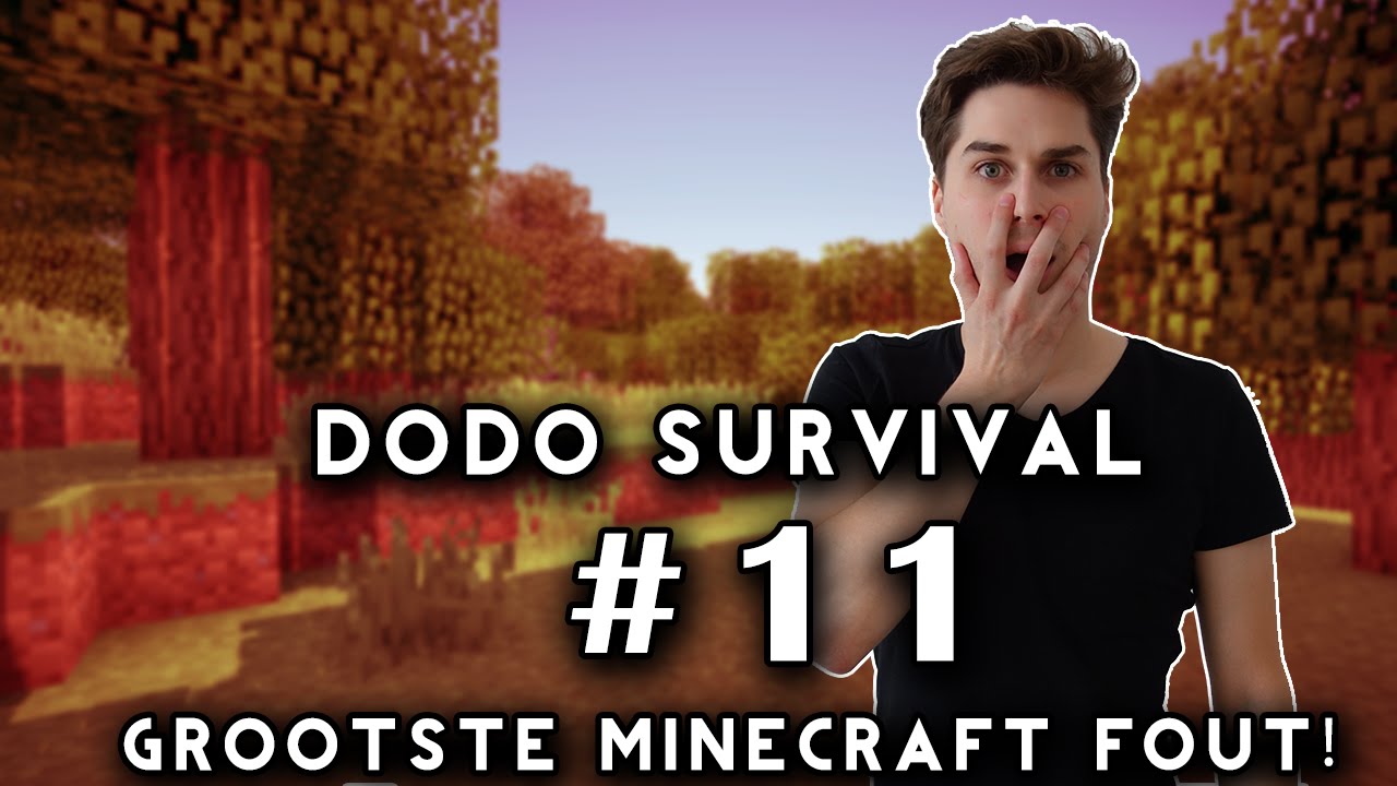 GROOTSTE MINECRAFT FOUT! - Dodo Survival #11