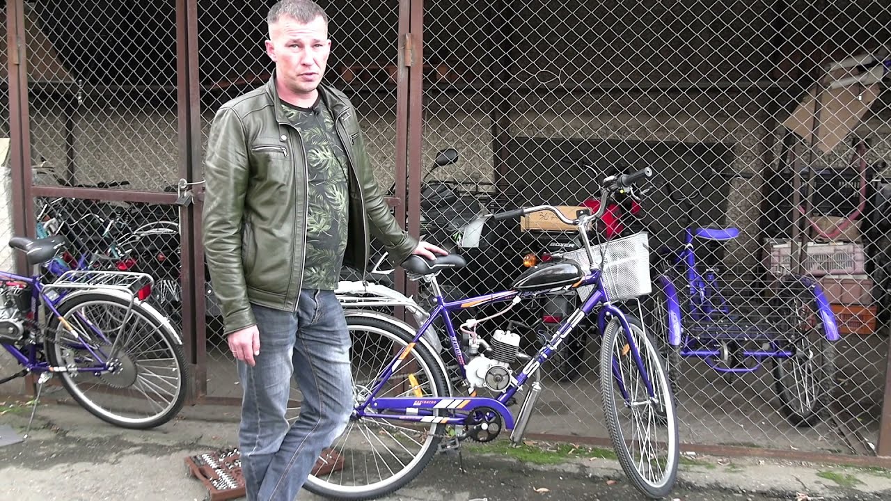Веломоторы. Сравнение 4х тактного и 2х тактного веломотора. .