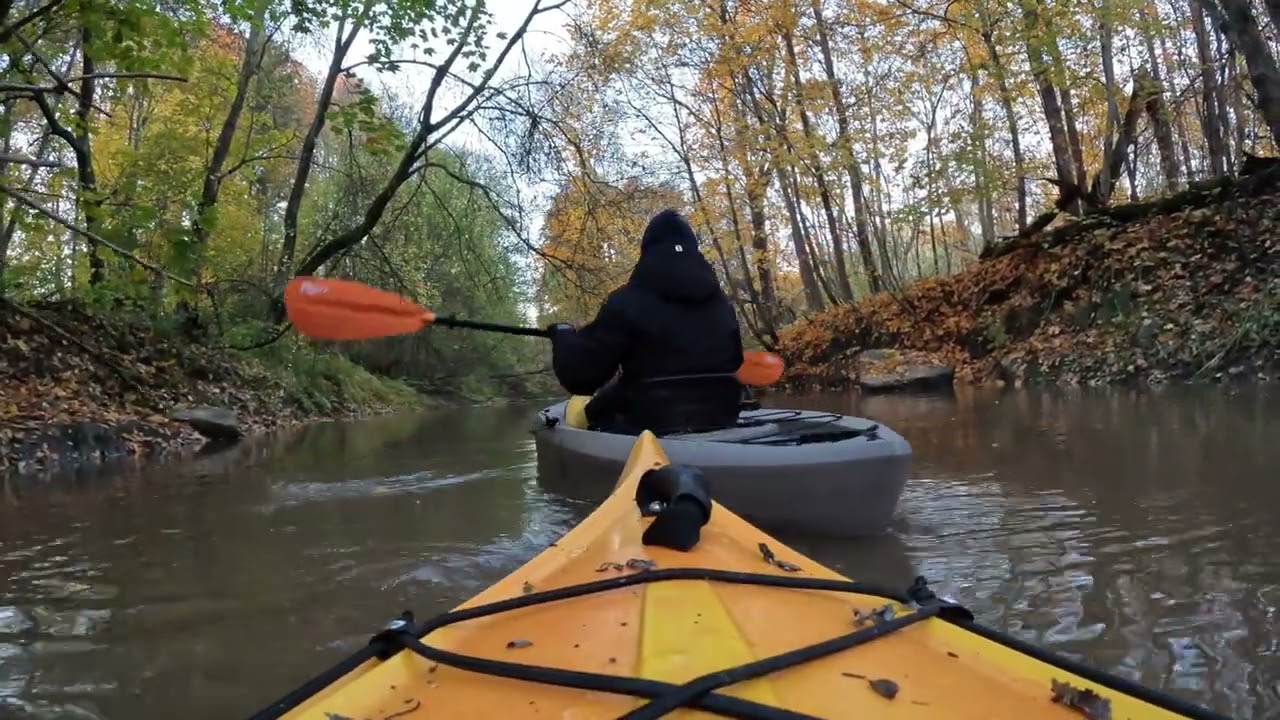 Kajaking on Kokemaki River in Finland
