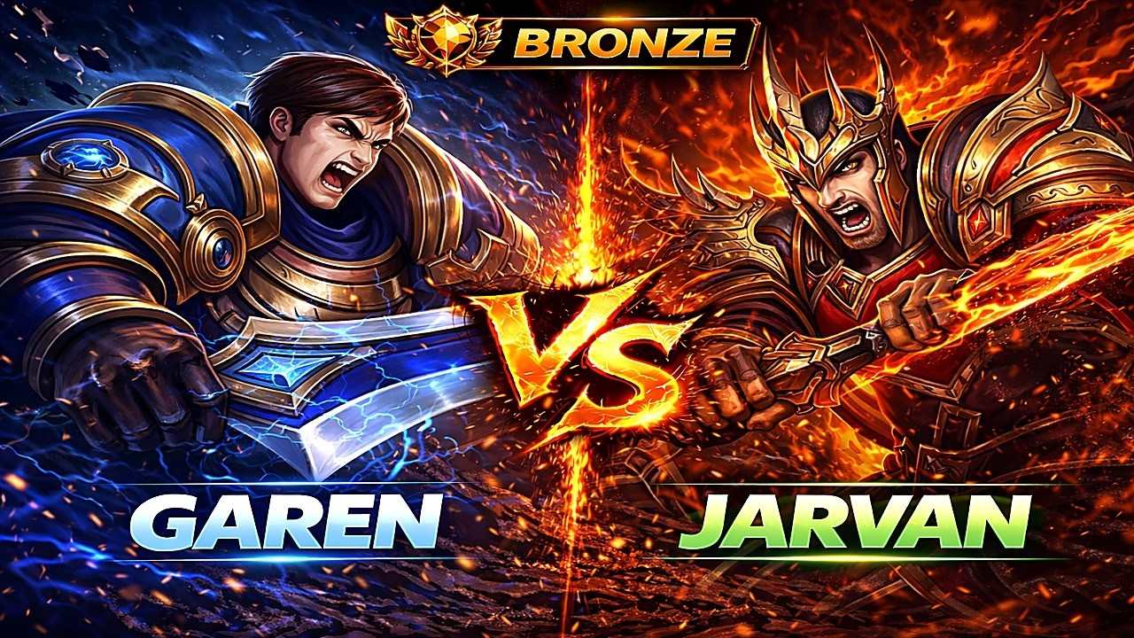 Ranked Review #14 – Garen vs Jarvan IV | Bronze 2 Solo Queue
