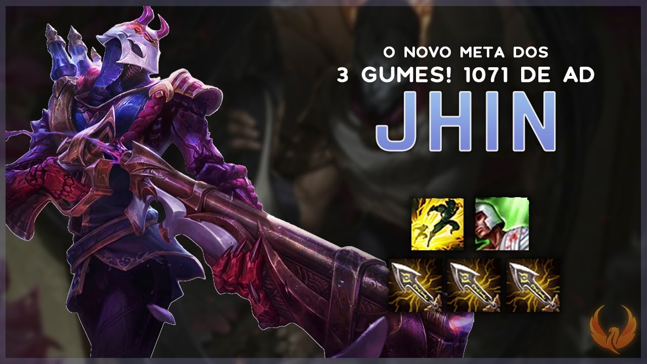O NOVO META DOS 3 GUMES! *1071 DE AD* - JHIN ADC GAMEPLAY [PT-BR]
