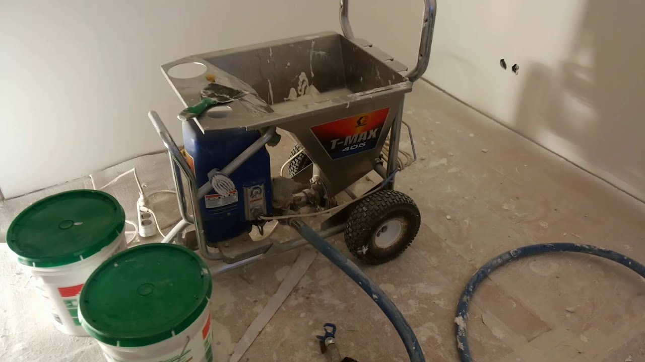 GRACO T-MAX 405 утро начало работы