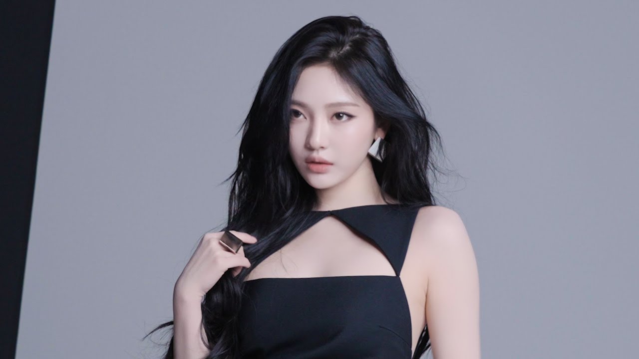 촬영 재밌는 것 같아요🖤 | 에스파 닝닝 베르사체 어나운스 비하인드 (aespa NINGNING Versace Ambassador Contents Shooting Behind)