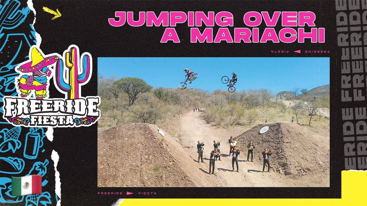 Jumping over a MARIACHI at Freeride Fiesta