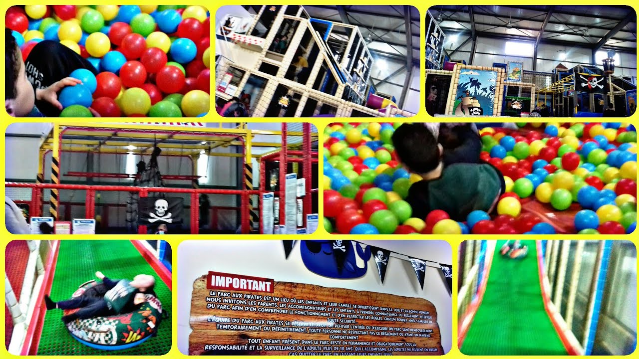 جولة خفيفةوممتعة في حديقة القراصنة في برج الكيفان بالجزائر🎡🎢🎪/PARC AUX PIRATES⛵🚢