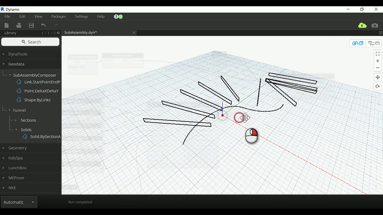 Dynamo for Tunnel modelling