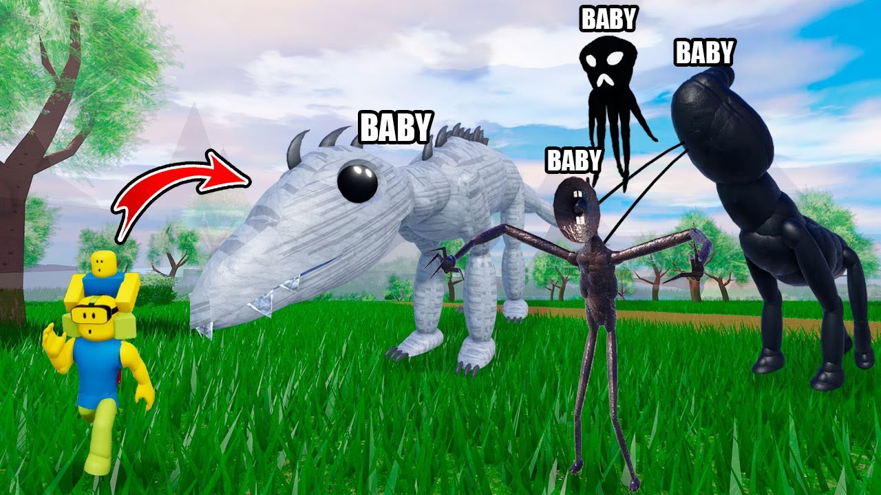 DESCUBRO A LAS CRIATURAS BEBÉ 👶 DE TREVOR HENDERSON en Roblox