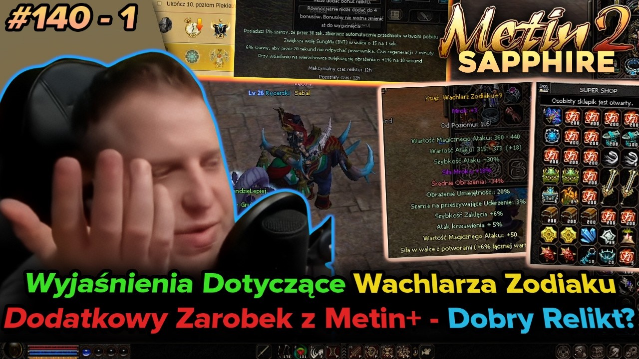 Sabal - Metin2 - Sapphire - Dlaczego wachlarz Zodiaku?, nowy zarobek z Metin+, relikt oddał? - 42-1