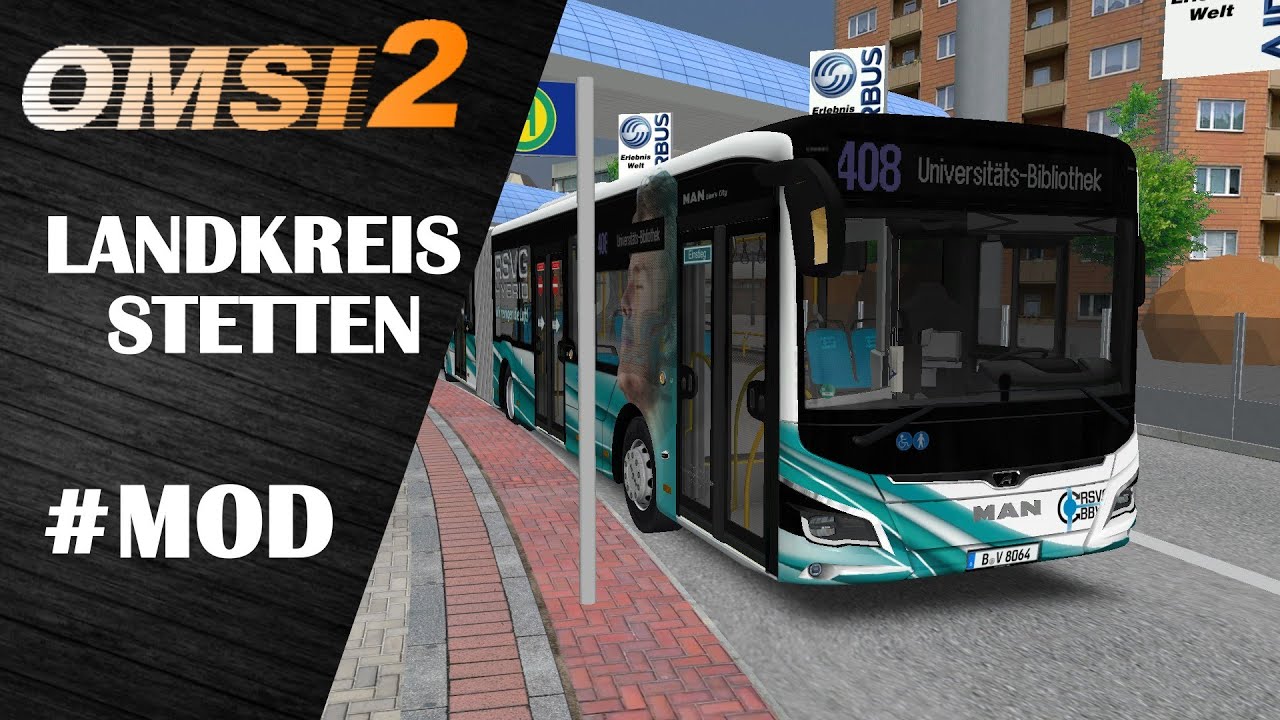 OMSI 2 #MOD➡️️MAN NLC RSVG EDITION - STETTEN HAB ICH SATT [HD 60]