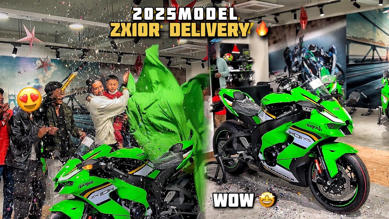 @rukserstunt5698 ki DREAM BIKE ZX10r 😍KI DELIVERY VLOG || KAWASAKI ZX10r 2025 🔥MODEL