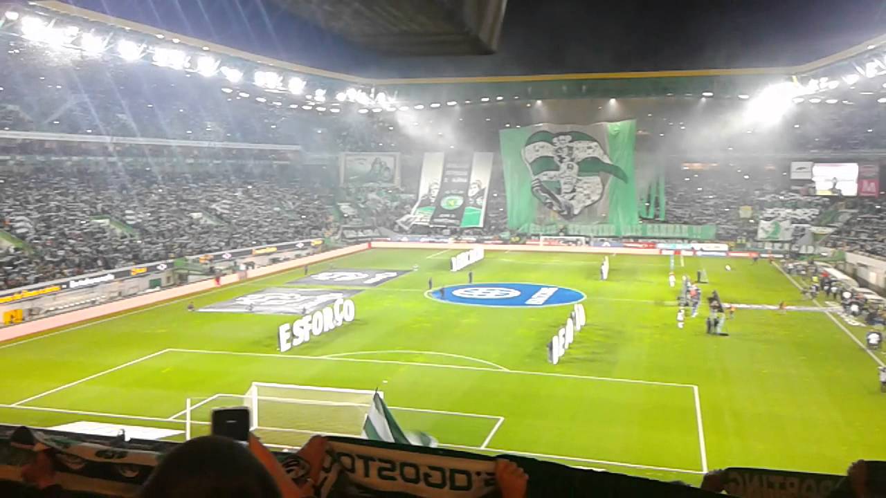 Sporting - Porto 2016 entrada das equipas Brutal !
