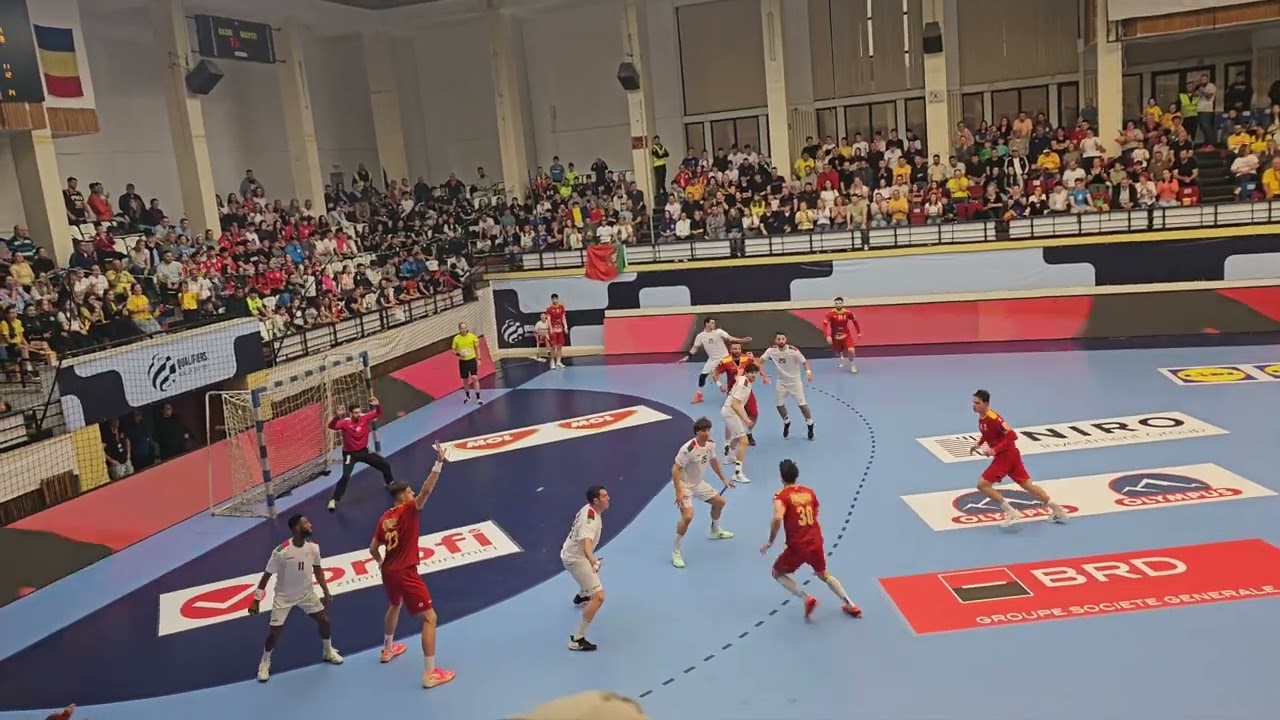Crazy atmosphere in Constanta   Romania   Euro 2026 Qualifiers Men's handball Romania   Portugal