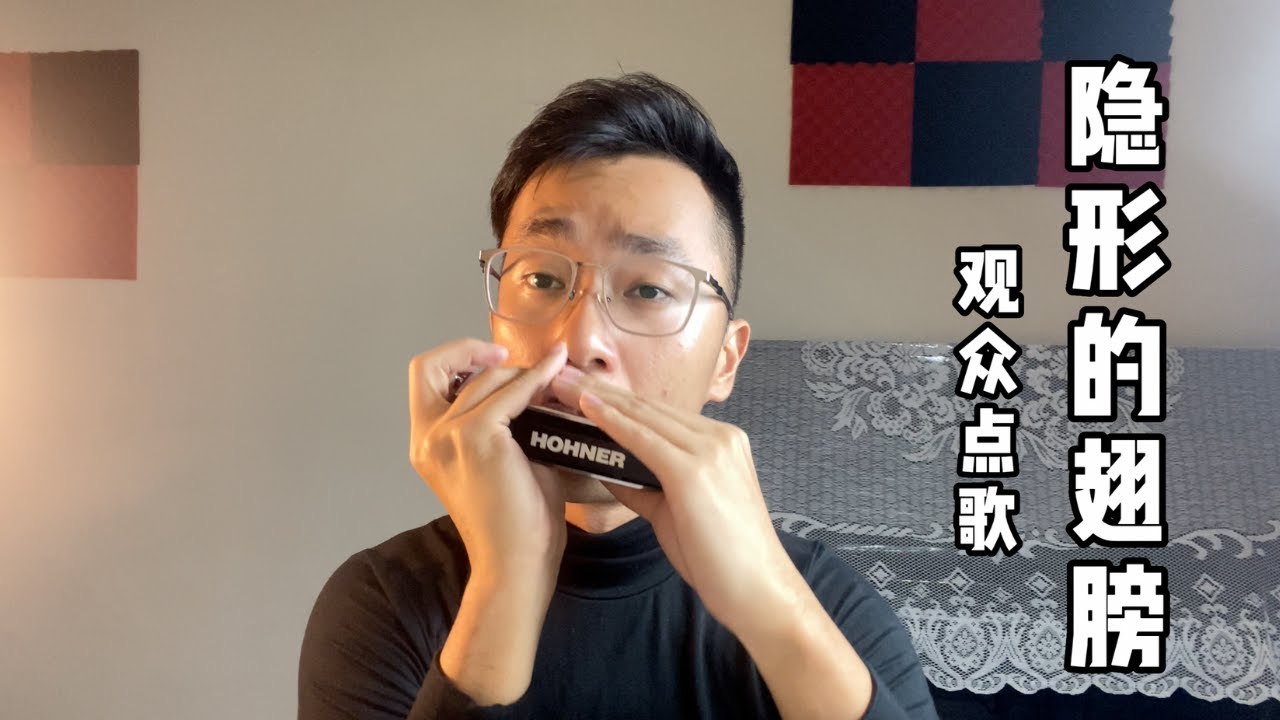 观众点歌：隐形的翅膀｜阿耀口琴演奏