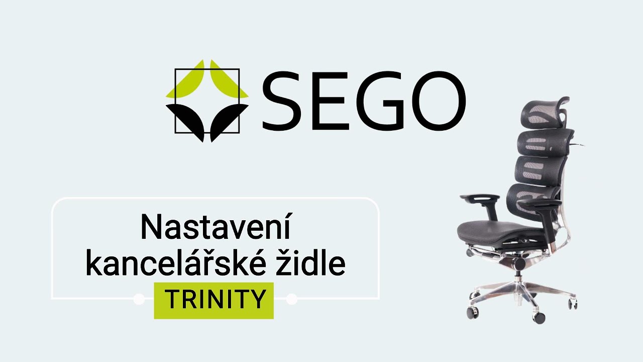 Perfektní nastavení kancelářské židle TRINITY: Pohodlné sezení pro každý pracovní den