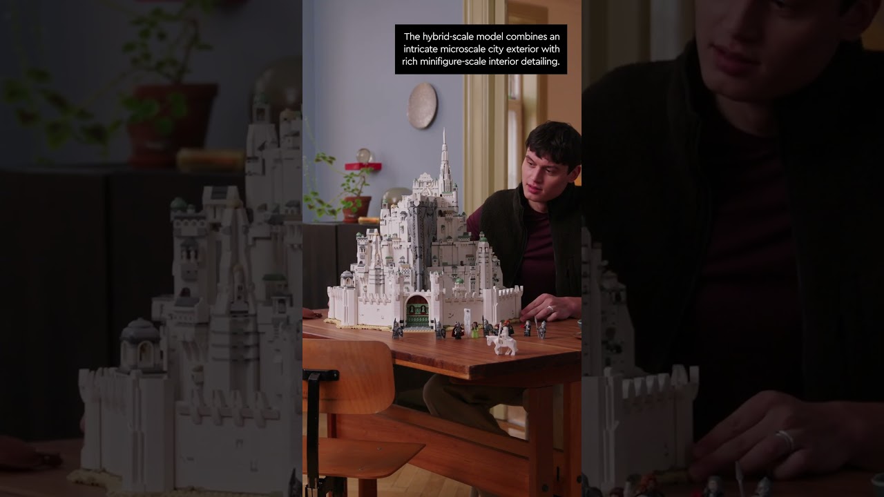 Recreate Gondor&rsquo;s legendary White City with the LEGO Icons The Lord of the Rings: Minas Tirith set