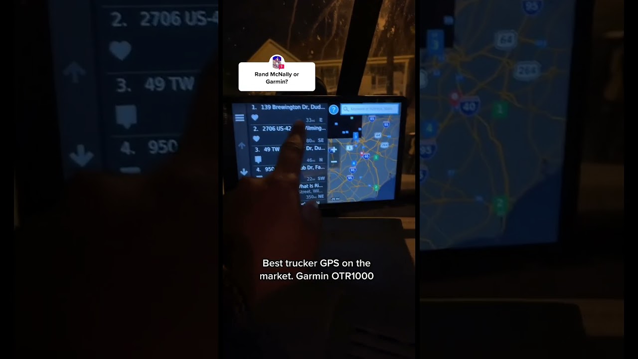 Best trucker gps: garmin or rand mcnally? #garmin #randmcnally #gps #navigator
