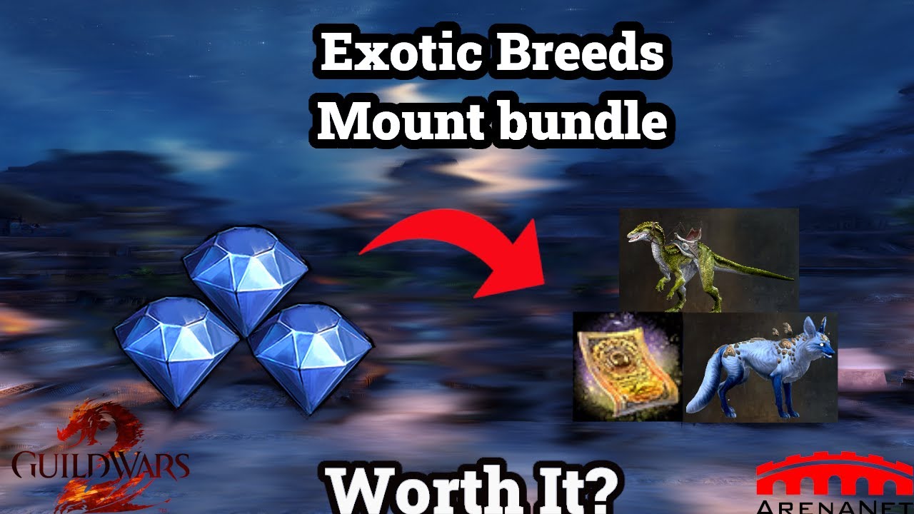 Exotic Breeds Mount bundle Review l Guild Wars 2