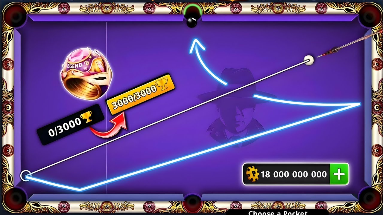 8 ball pool - Venice Trophies Maxed 👑😏 | 1800 000 000 coins Completed 😍 | DANISH 8BP YT