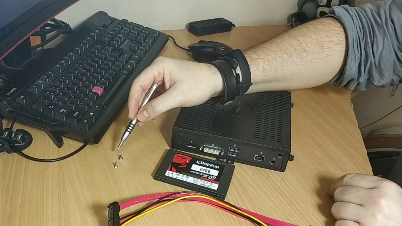 Modernizacja Dell Wyse Dx0D D10D - wymiana dysku SSD