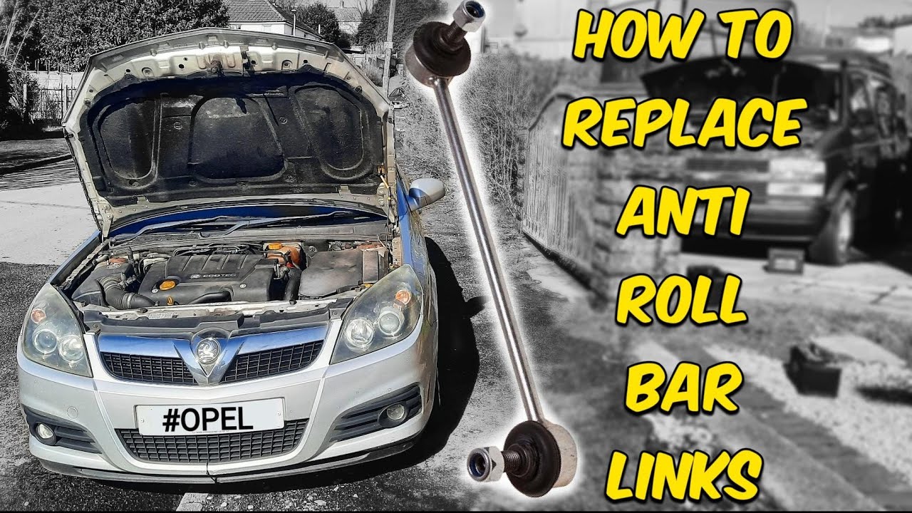 DIY Tutorial - 2002 - 2010 Vauxhall / Opel Vectra C Anti Roll Bar Links / Linkages #vauxhall #opel