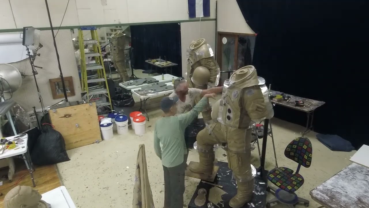 Apollo 11 crew monument timelapse, the making of