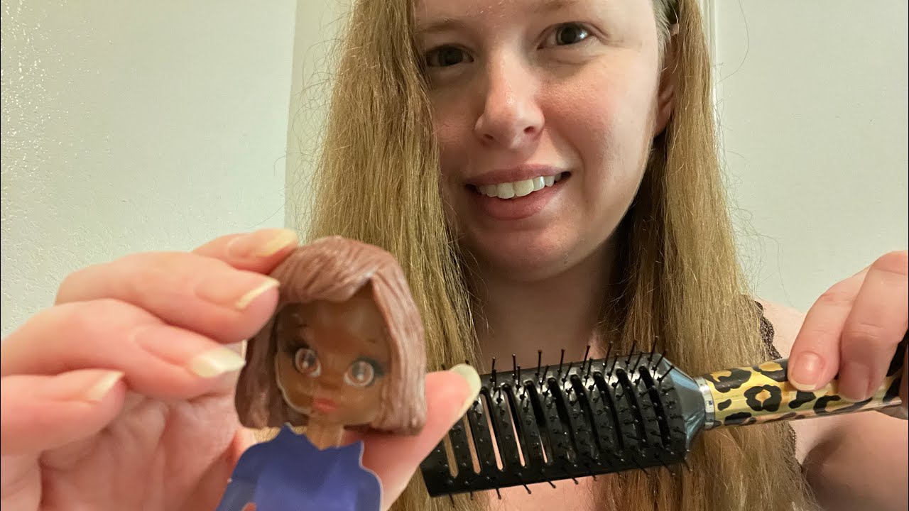ASMR pretend lice check and haircut soft spoken 
