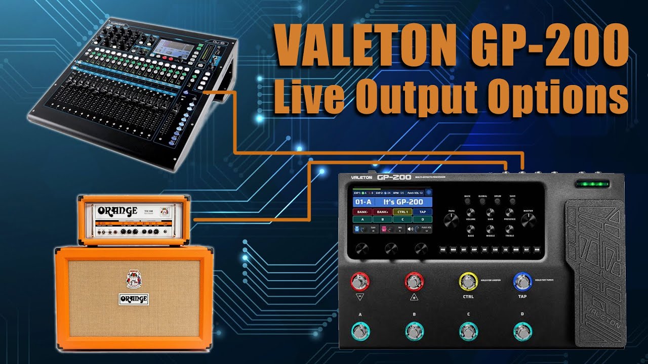 Valeton GP200 Output Options - The Valeton has some cool tricks up its sleeve