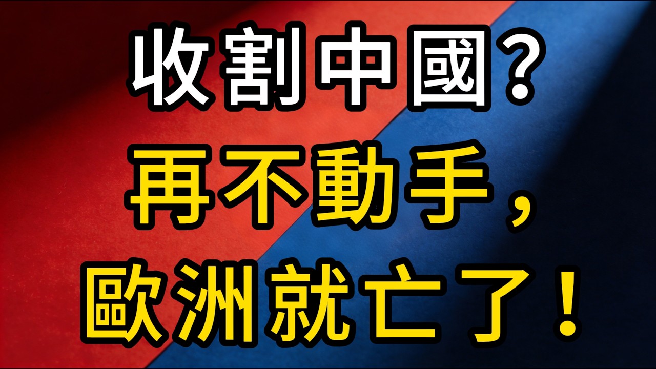 收割中國？復刻“廣場協議”？法國：再不動手，歐洲就亡了！