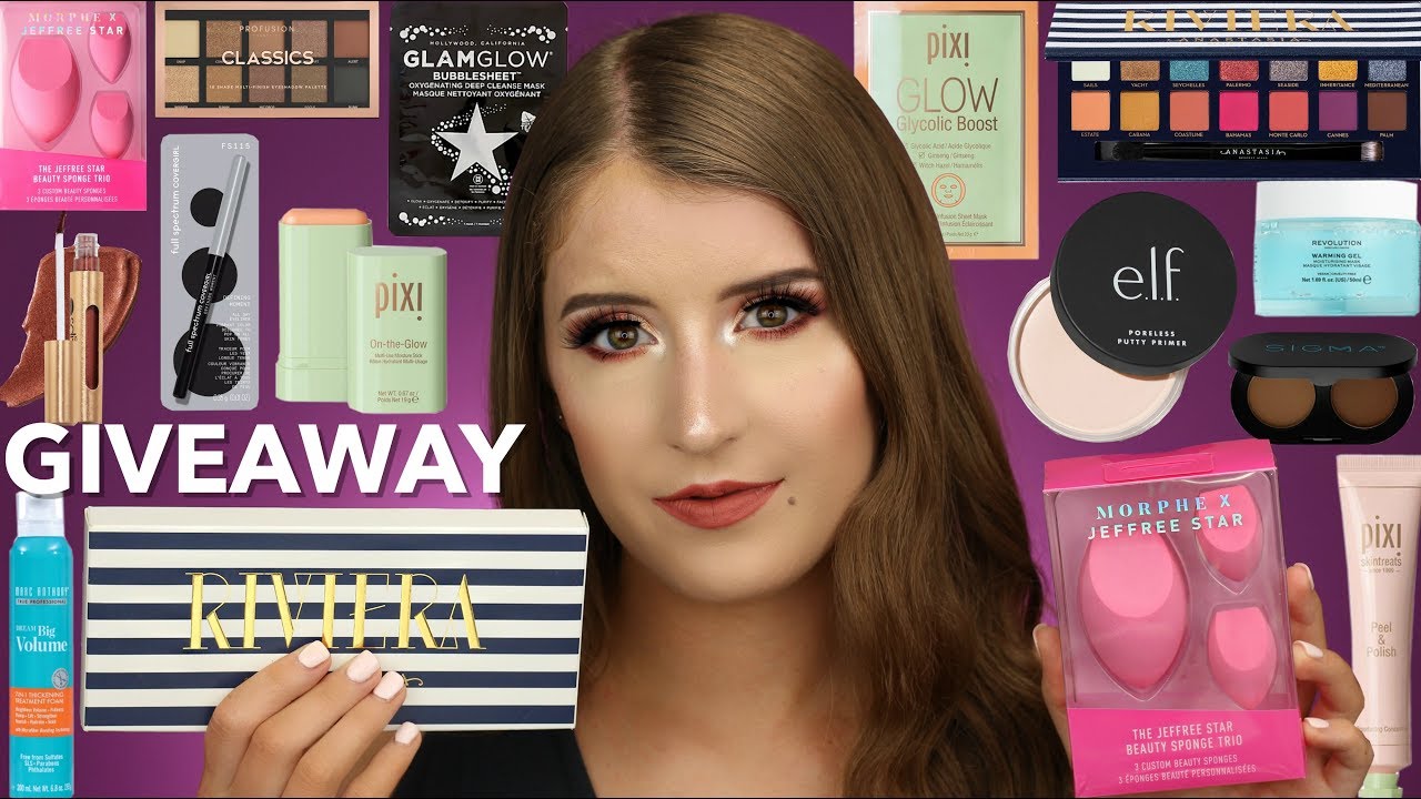HUGE BEAUTY GIVEAWAY 2019! MAKEUP, SKINCARE & MORE! CLOSED