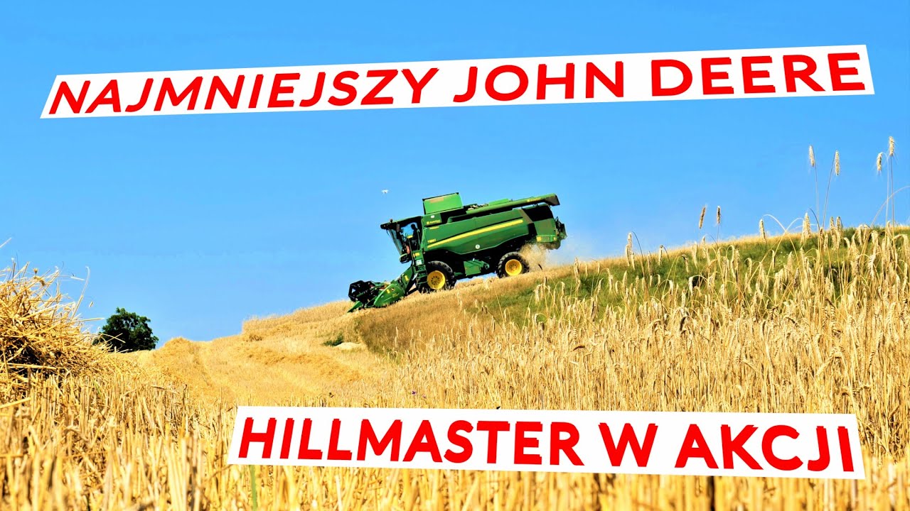 JAK MŁÓCIĆ W GÓRZYSTYM TERENIE? - KOMBAJN JOHN DEERE T550i (Wywiad z Rolnikiem)