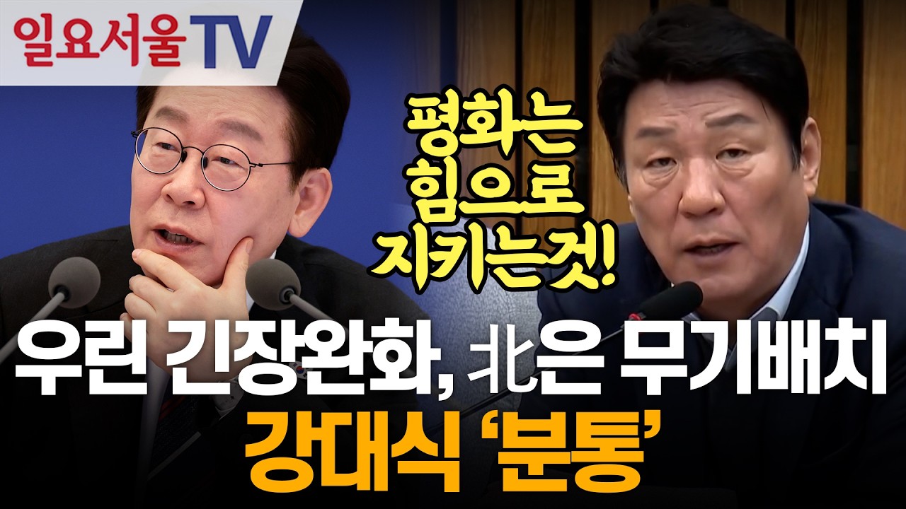 우린 긴장완화, 北은 무기배치… 강대식 '분통'