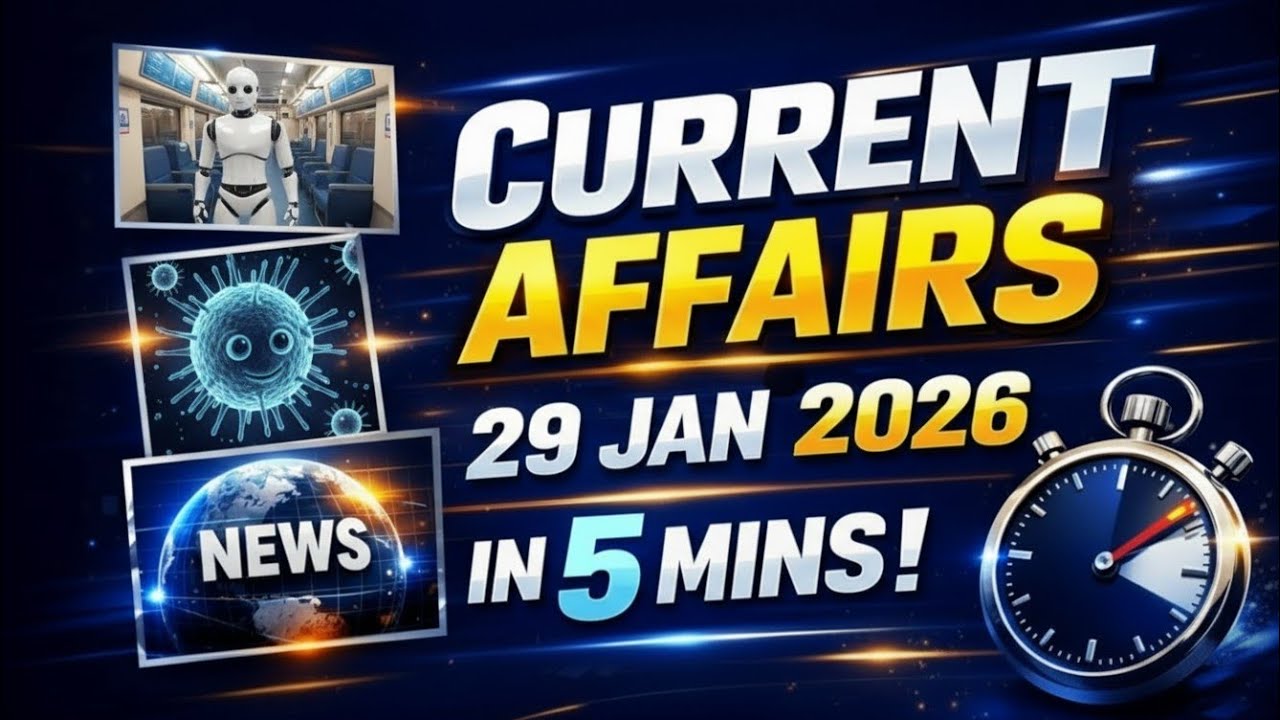 Daily Current Affairs – 29 January 2026 | In Just 5-Minute