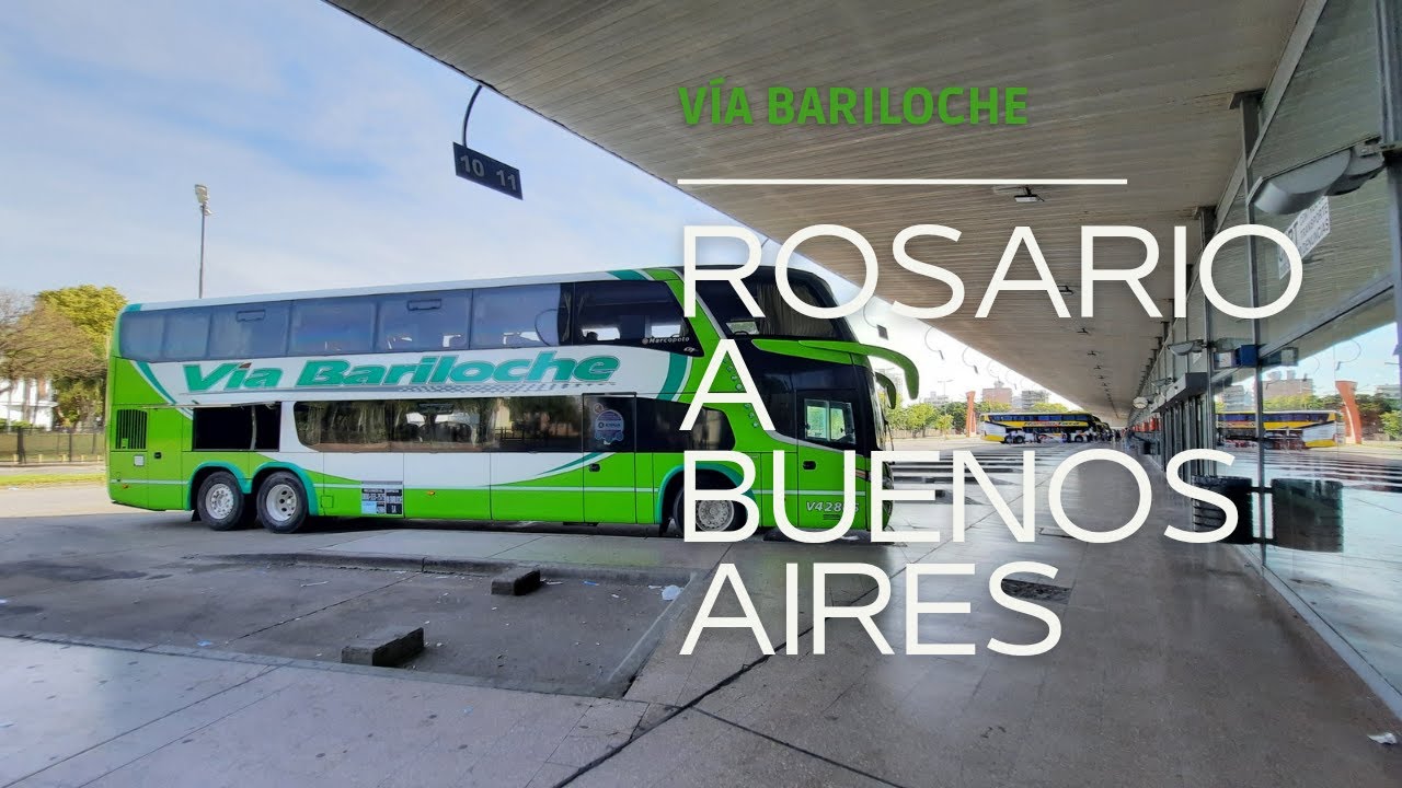 Viajando en Microbus a Buenos Aires desde Rosario