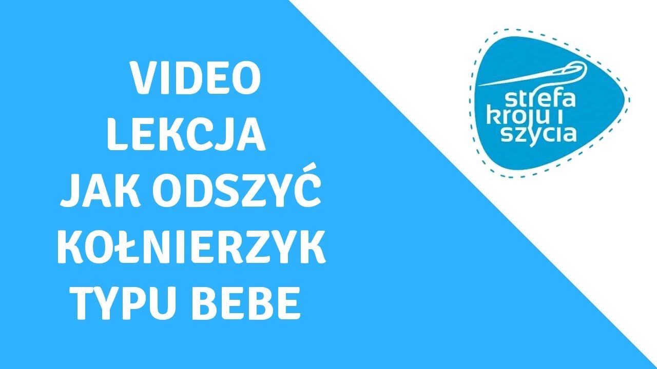 JAK ODSZYĆ KOŁNIERZYK TYPU BEBE