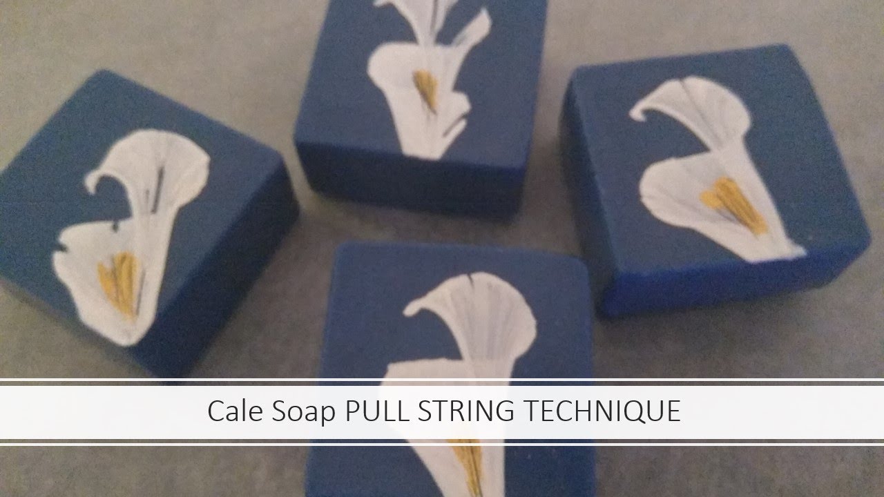 🎨STRING PULL Technique (SOAP MAKING TUTORIAL)