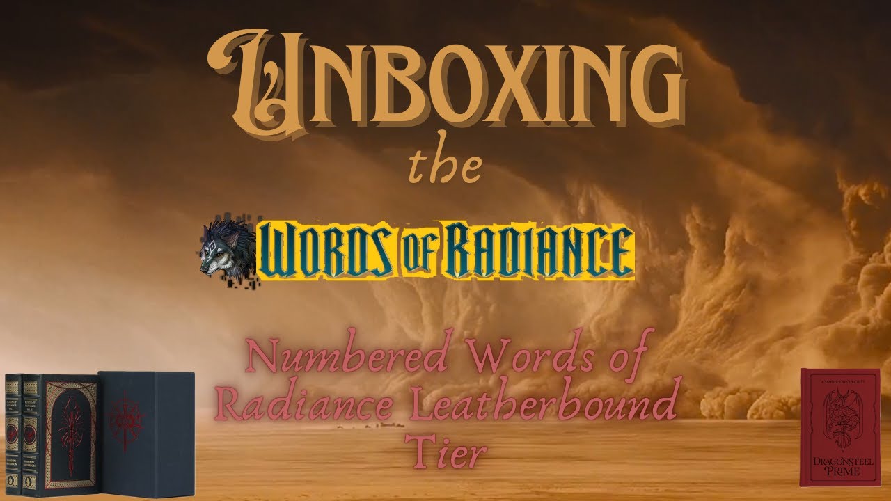 Unboxing the Words of Radiance Leatherbound