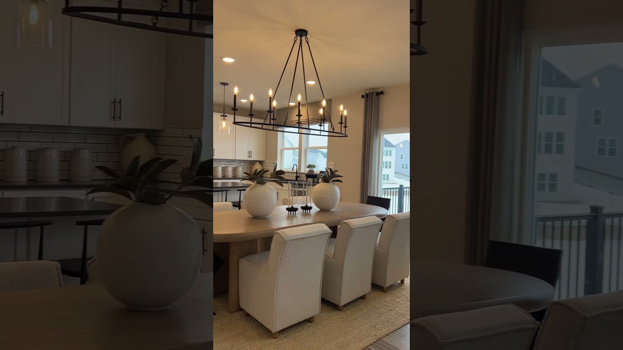Model homes are showcasing some of the hottest trends in home design right now 🖤🔥 #hometour