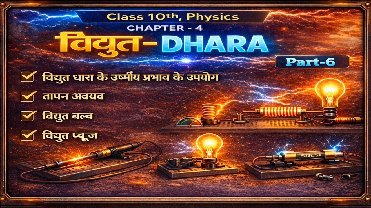 Class 10th Physics | Vidhyut Dhara | Chapter-4 | Class-6 | Part-6 | By Viral Broo Classes