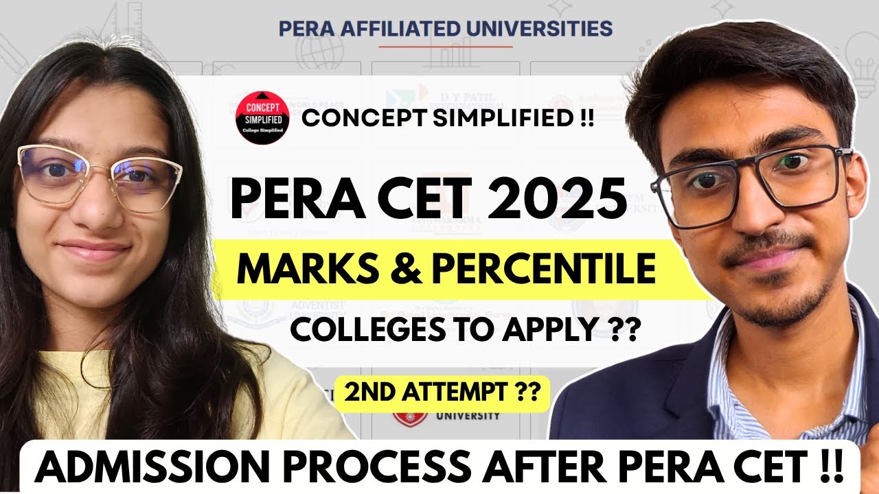 PERA CET 2025 | RESULTS 😢 Admission Process & CUTOFF | Best University in Mumbai & Pune | Admission
