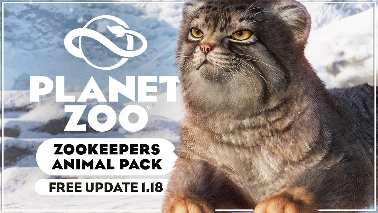 Planet Zoo Zookeepers Animal Pack & Free Update 1.18 Overview; ALL ANIMALS & PIECES