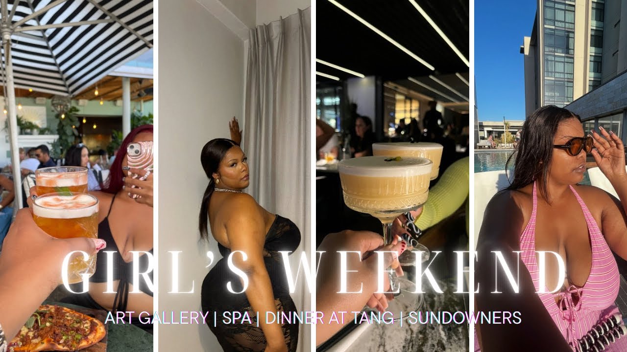 #vlog | art gallery dates, spa day, dinner at Tang & sundowners