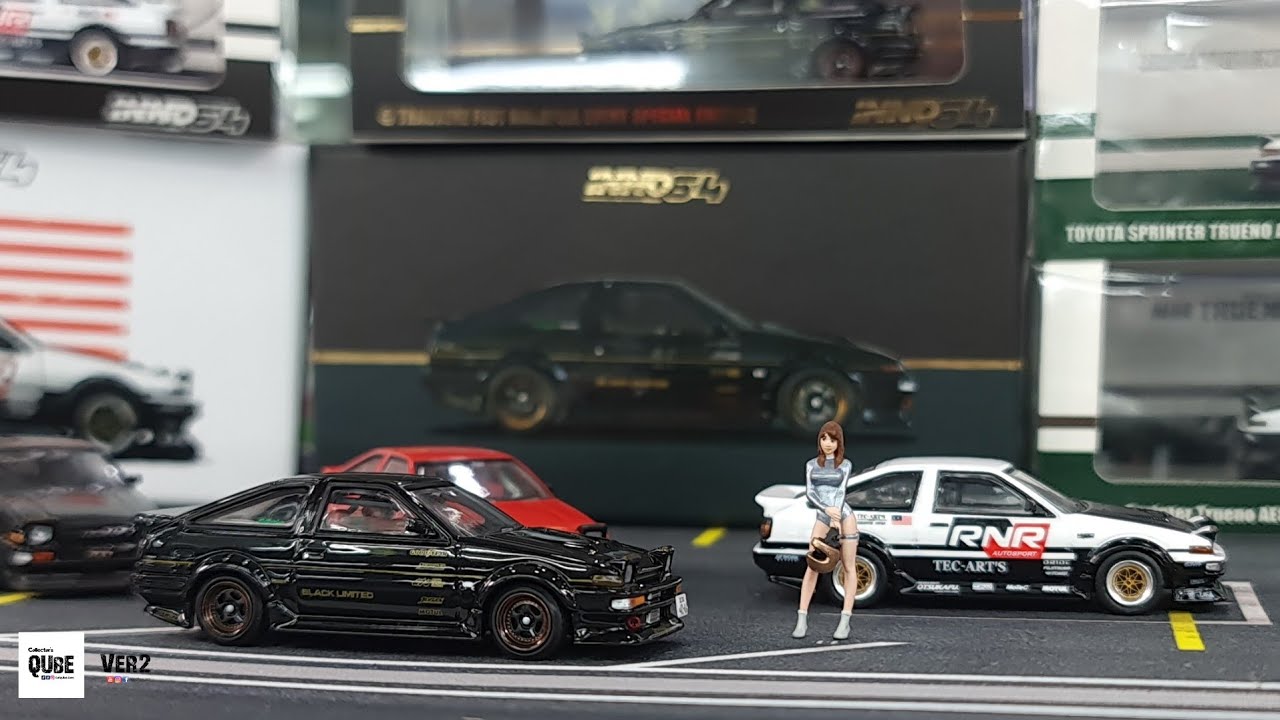 FirstLook INNO64 TEC-ART's Toyota Sprinter Trueno AE86 BLACK LIMITED Malaysia Special Edition