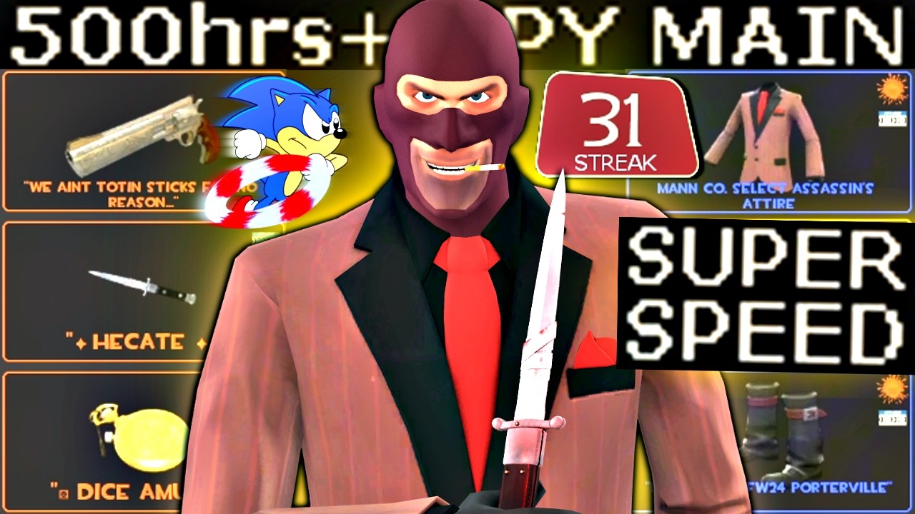 Meet the 500+ Hour Spy Main🔸TF2 Gameplay