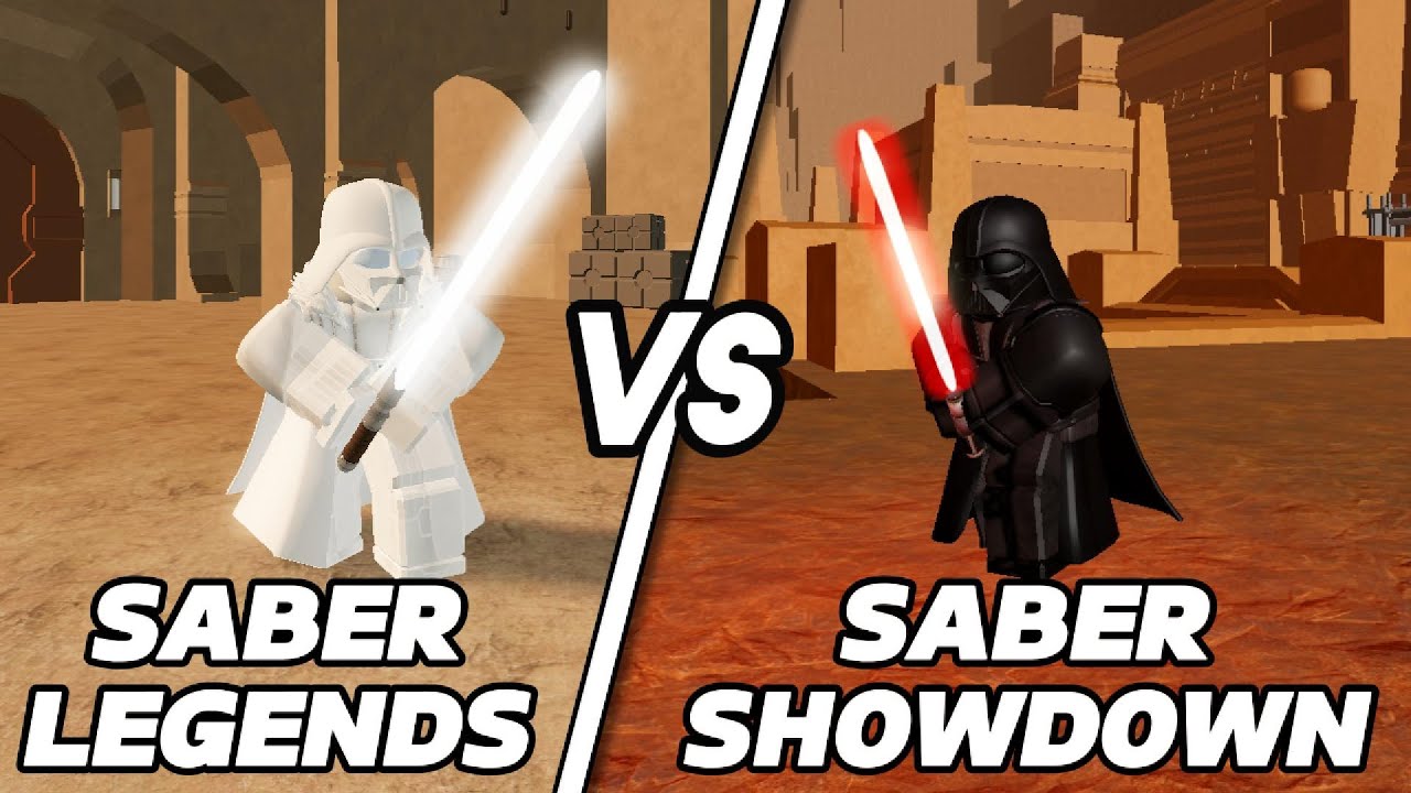 SABER LEGENDS vs SABER SHOWDOWN - Roblox