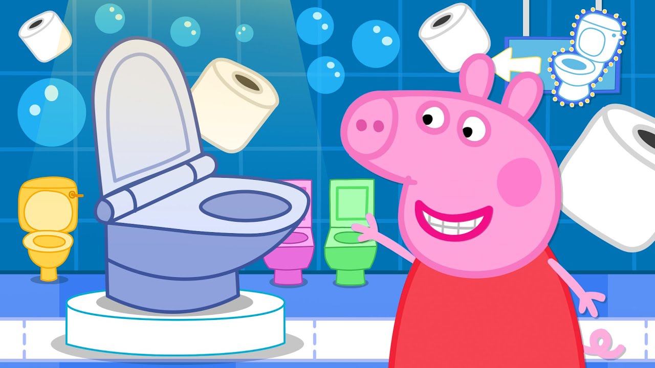 Peppa Pig Português Brasil 🚽 FÁBRICA DE SANITÁRIOS 🧻 NOVO Contos da Peppa Pig