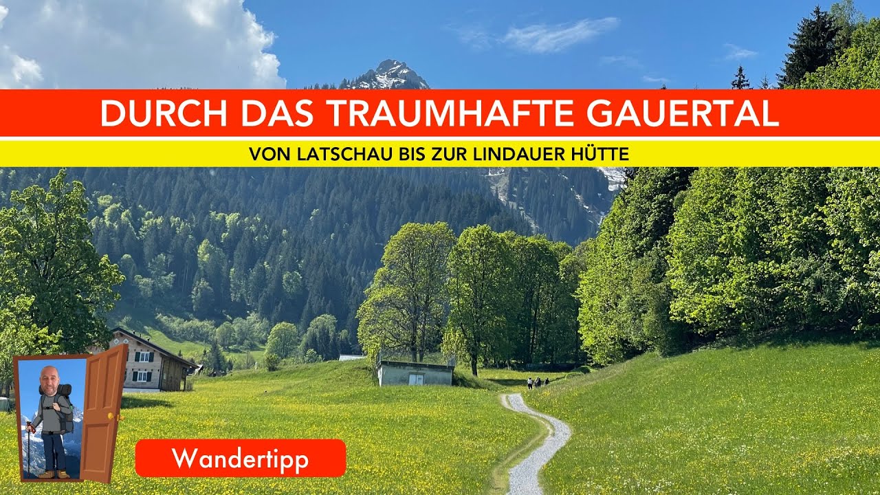Zur Lindauer Hütte in Österreich im Rätikon. Wandern durch das Gauertal.