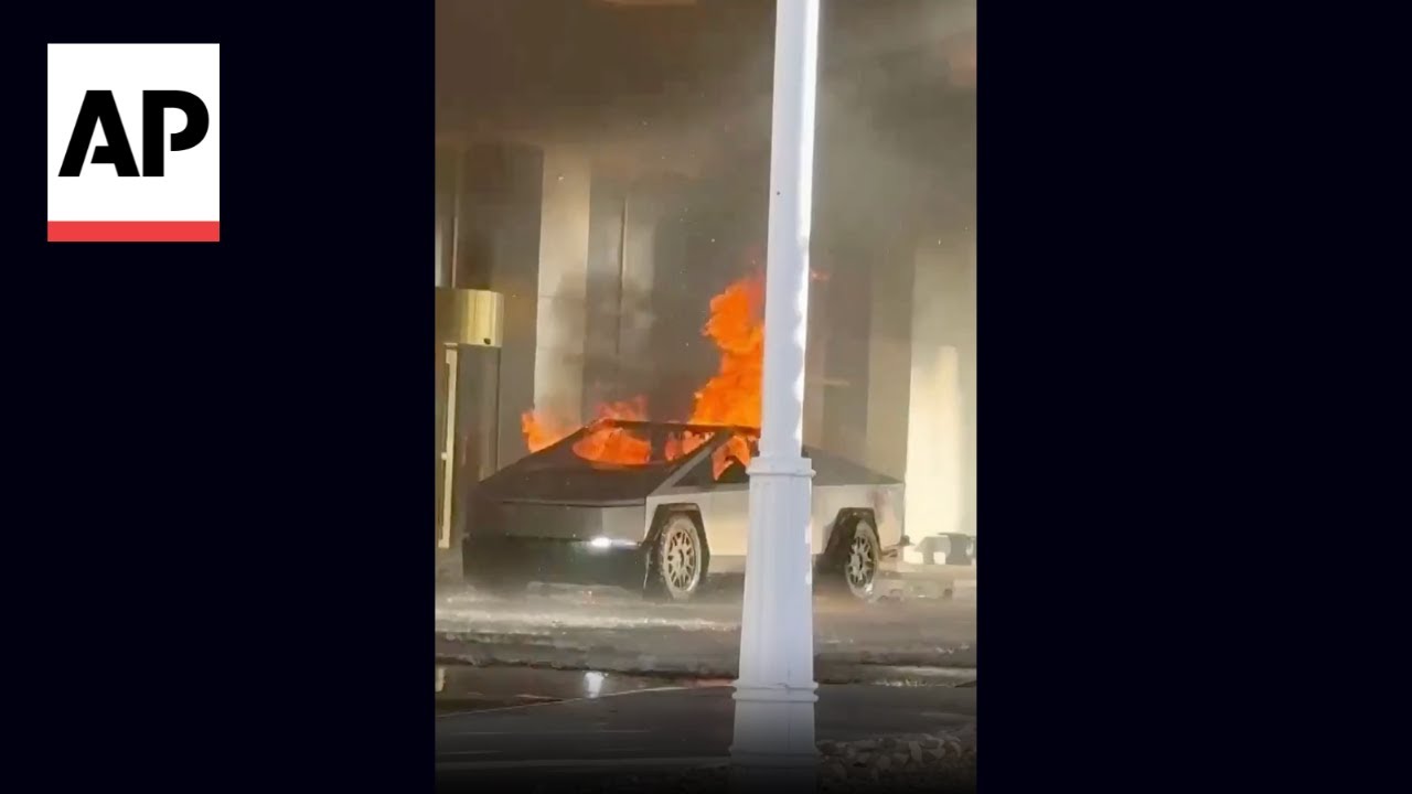 1 dead after Tesla Cybertruck explosion outside Trump's Las Vegas hotel