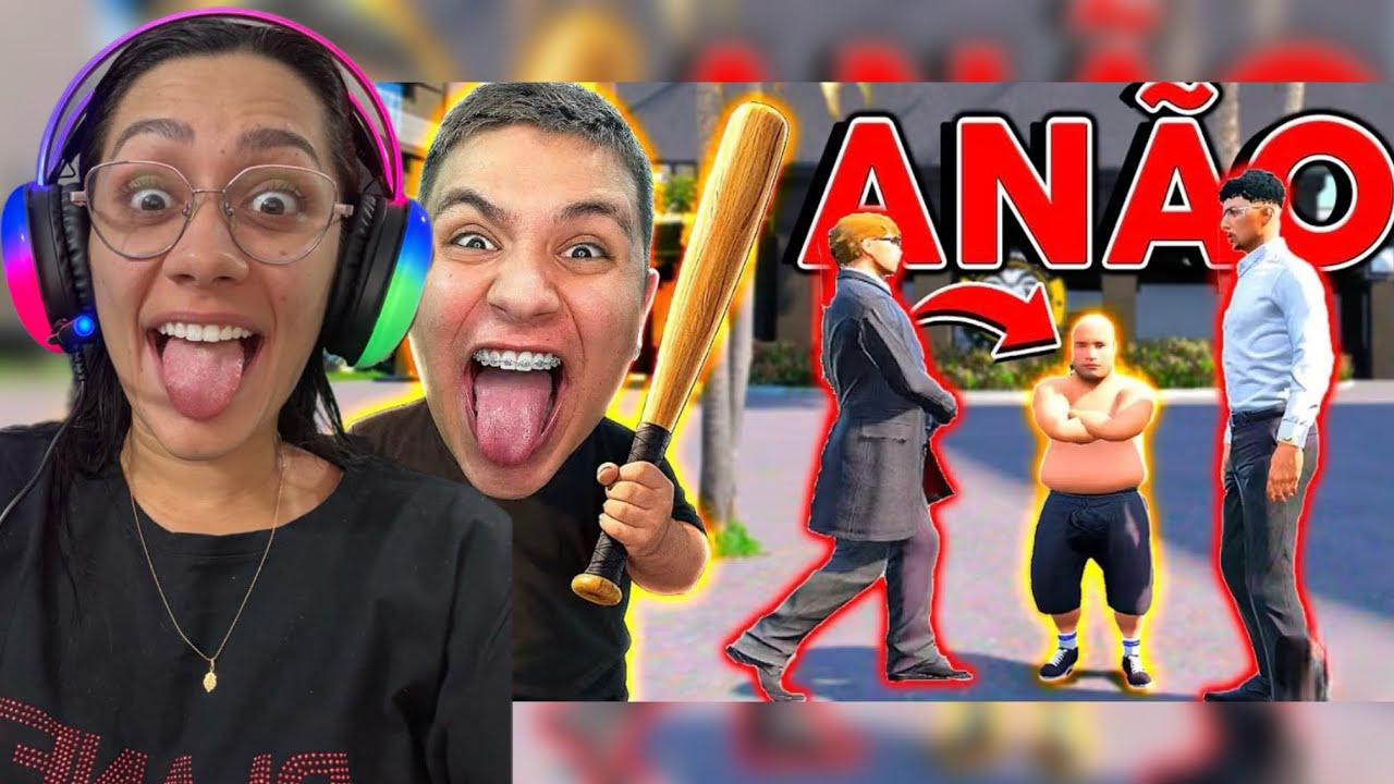 REACT: VIREI UM ANÃO NO GTA RP 😂 - Canal Paulinho o Loko