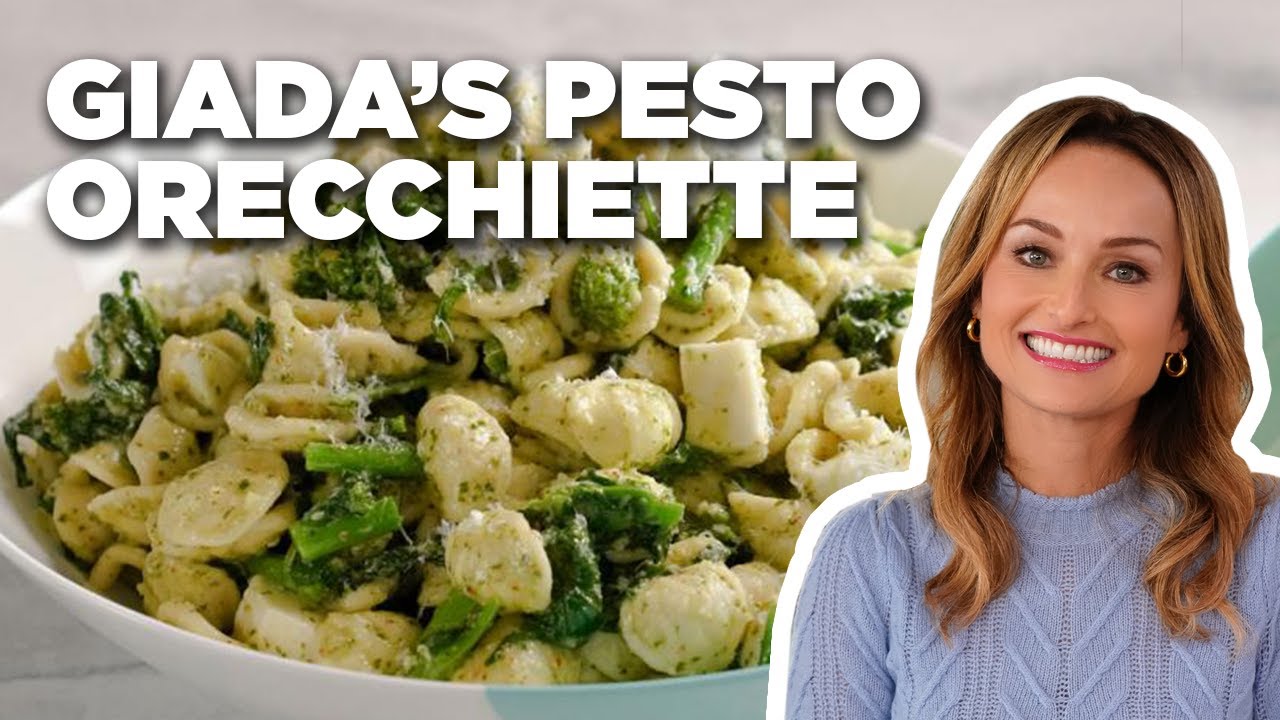 Giada De Laurentiis Makes Orecchiette Pasta with Almond Pesto | Giada Entertains | Food Network