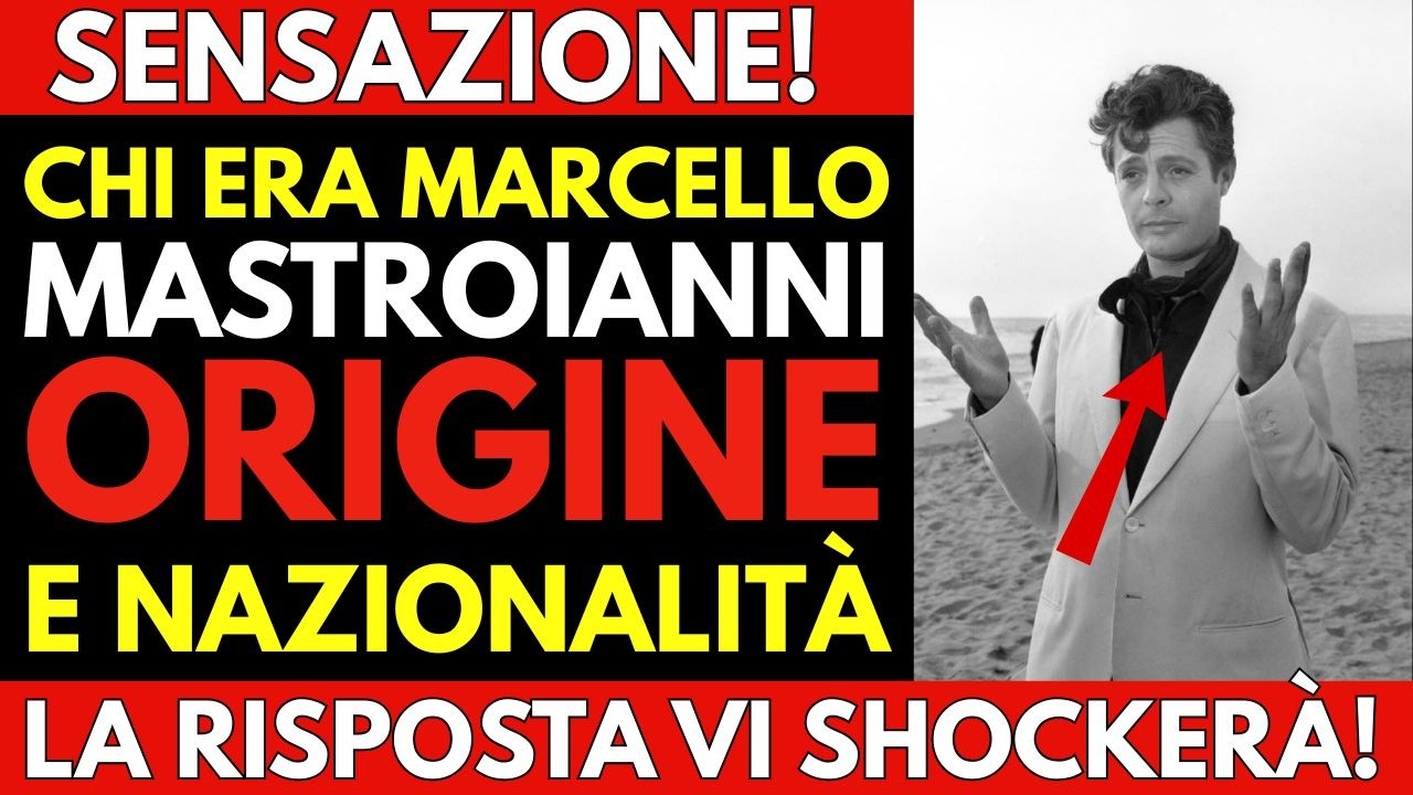 Chi era MARCELLO MASTROIANNI per origine — i segreti della sua famiglia e delle sue radici
